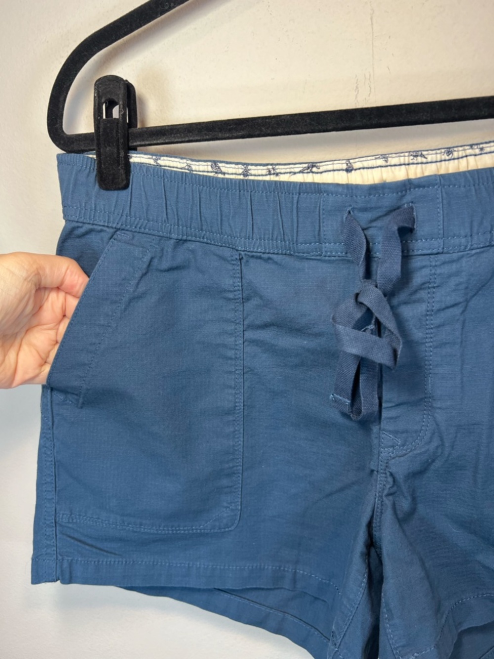 The North Face Ridgeside Pull On Shorts Teal Pockets Ripstop Outdoor Trail Large - Picture 6 of 12